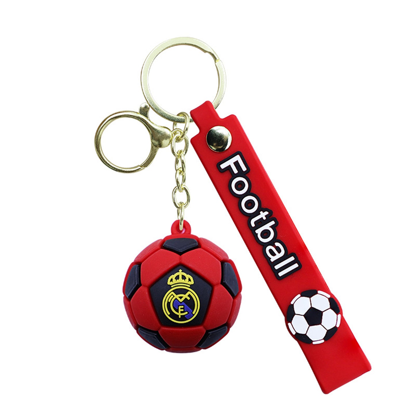 【Free Gift】3D Silicone Football Jersey & Ball Keychains