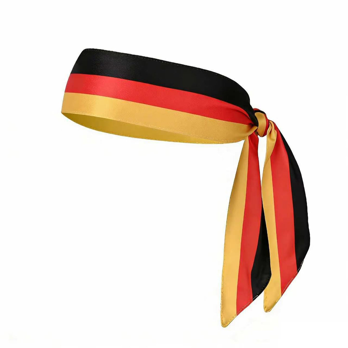 Argentina Flag Headband | "Sun of May" Sky Blue & White Striped Fan Bandana