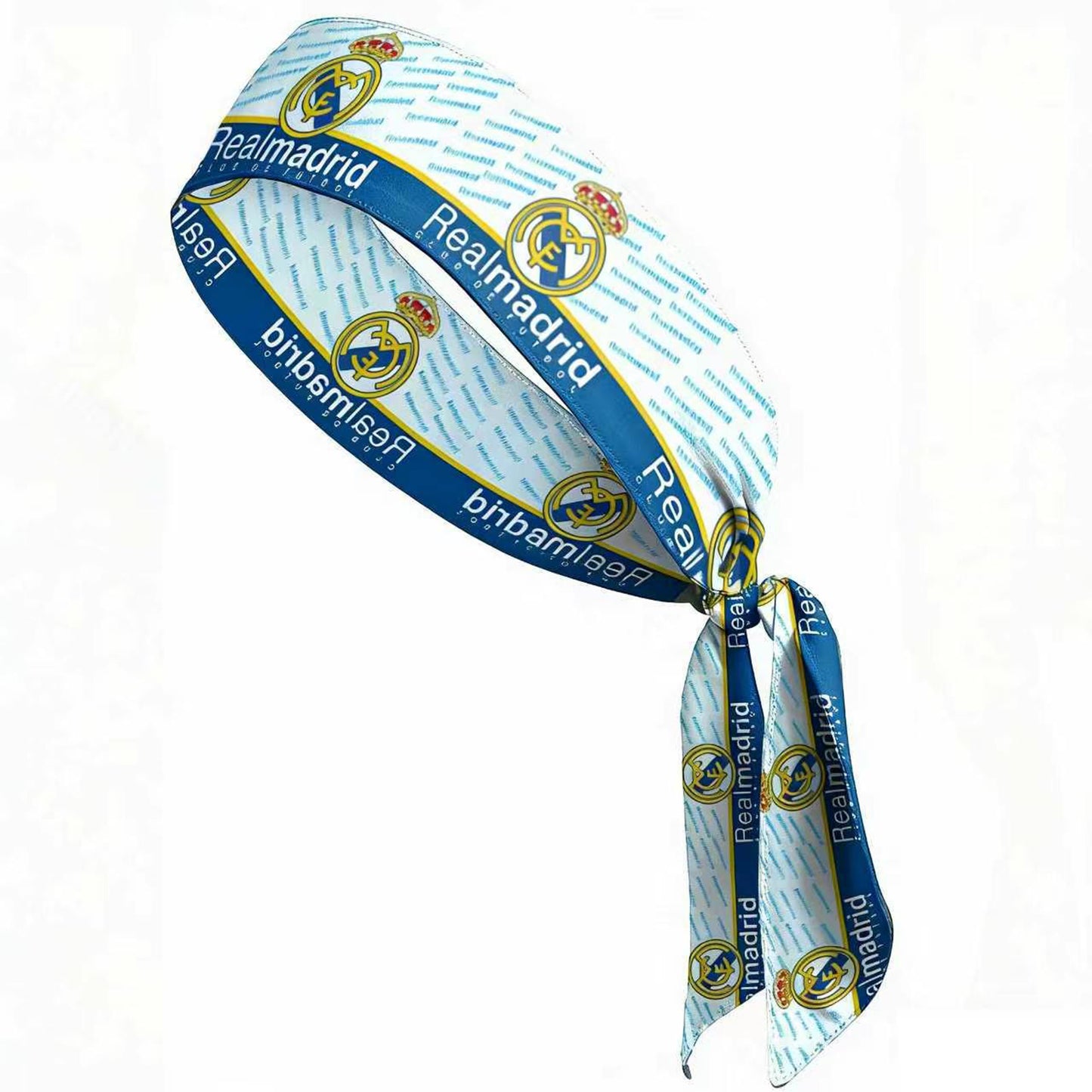 Argentina Flag Headband | "Sun of May" Sky Blue & White Striped Fan Bandana