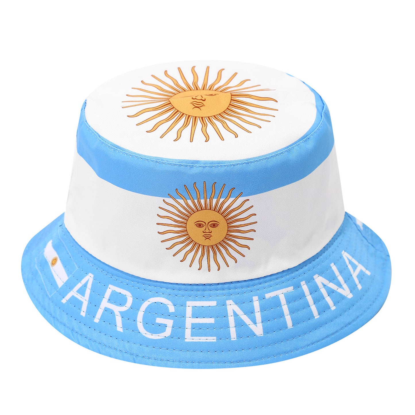 National Team Bucket Hat | Reversible Sun Protection Fisherman Cap for Soccer Fans & Outdoor Events