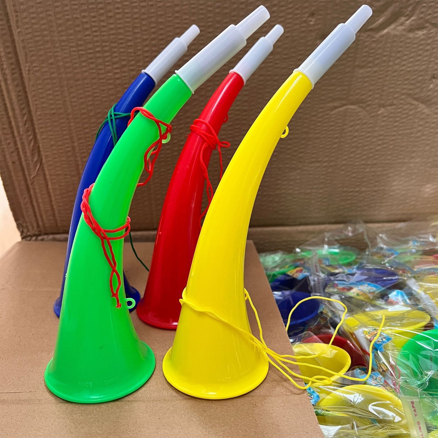 Soccer Stadium Vuvuzela Horn | Loud Cheering Horn for World Cup Fans & Sports Events