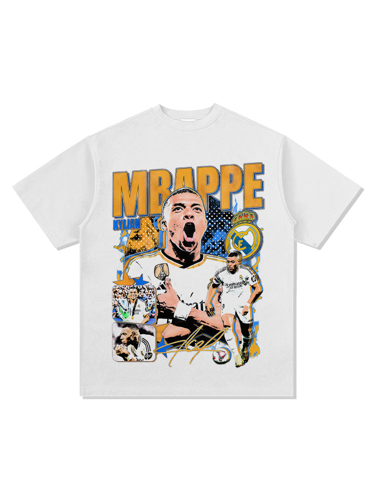 Elite Striker Collage Graphic T-Shirt – 300G Heavyweight Oversized Streetwear Tee