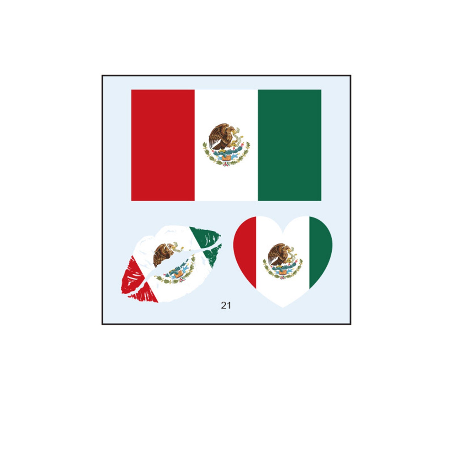 Mexico Fan Celebration Bundle | 20-Pc Match Day Set with Wearable Flag