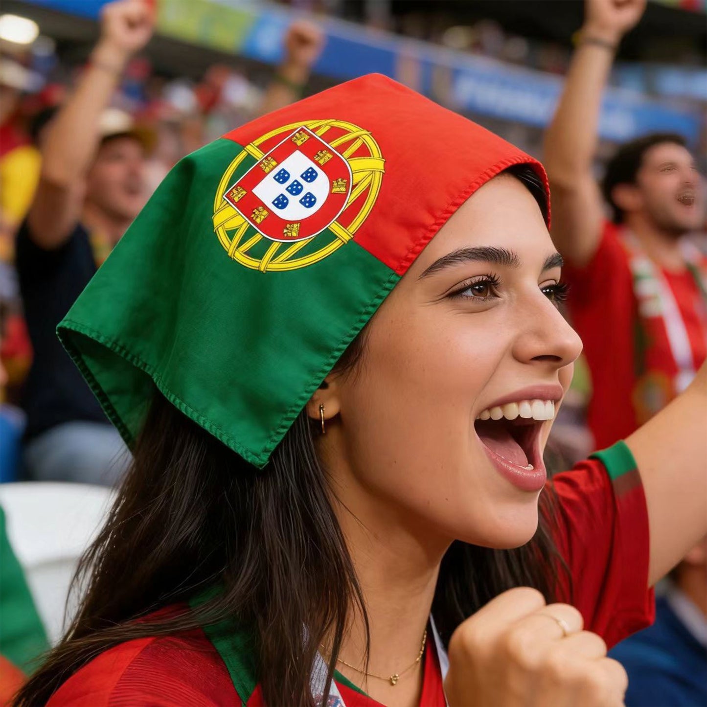 Sport Nation Flag Bandana | Head Wrap Scarves for Football Fans & Supporters