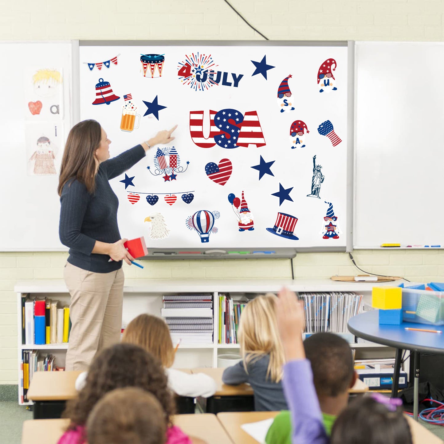 32PCS USA Patriotic Sticker Pack for World Cup & July 4th