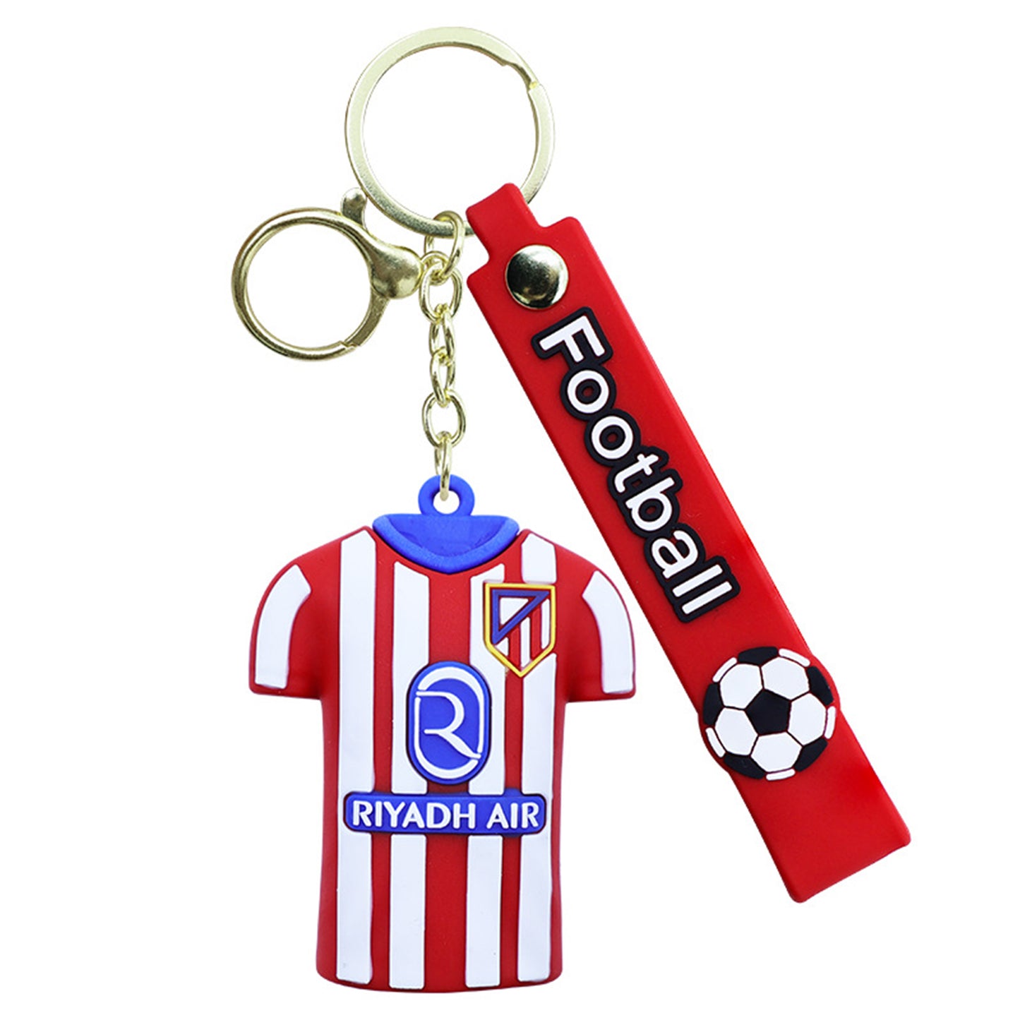 【Free Gift】3D Silicone Football Jersey & Ball Keychains