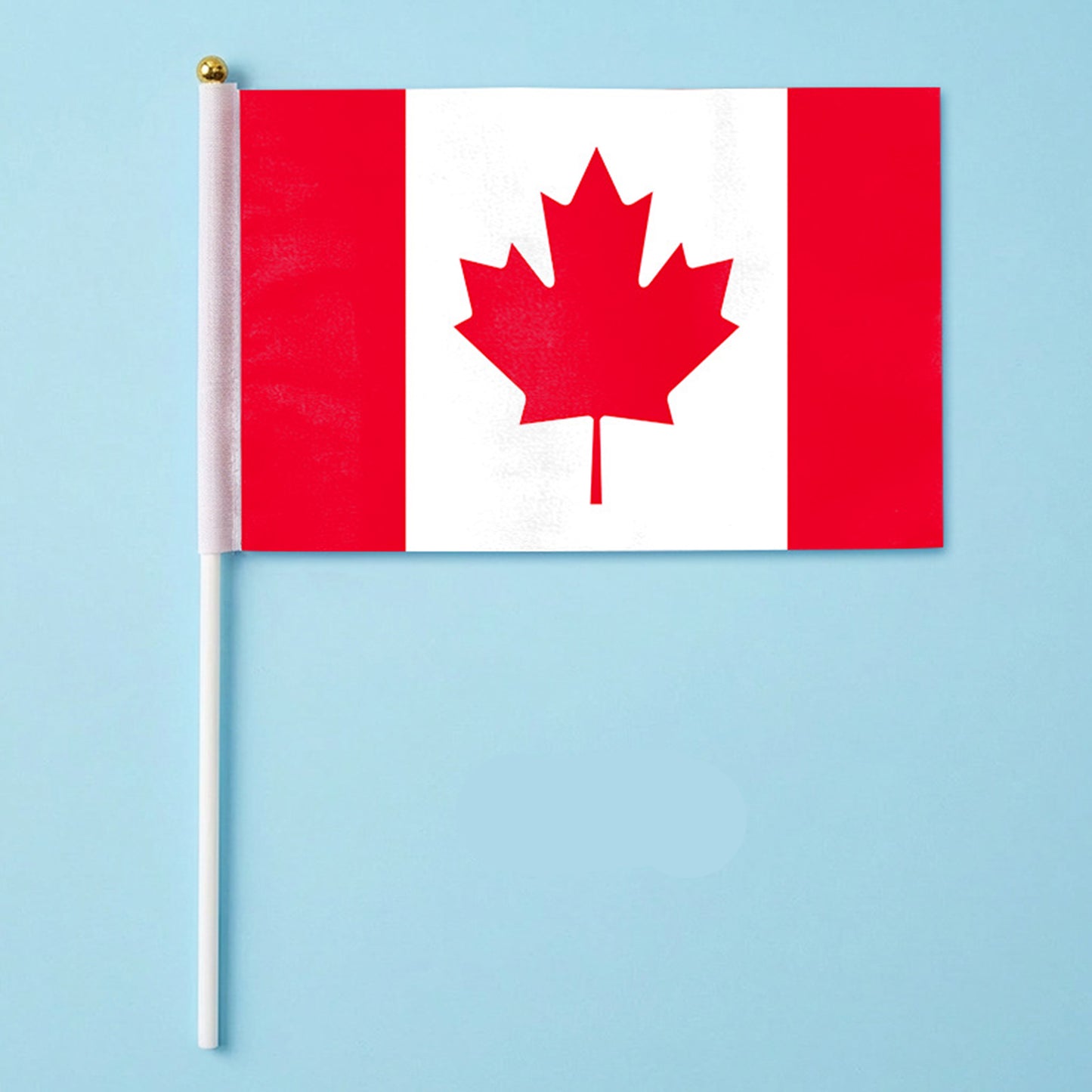 Handheld National Flag with Stick | Small Cheering Banner for Football Fans & World Cup Support (14x21cm)