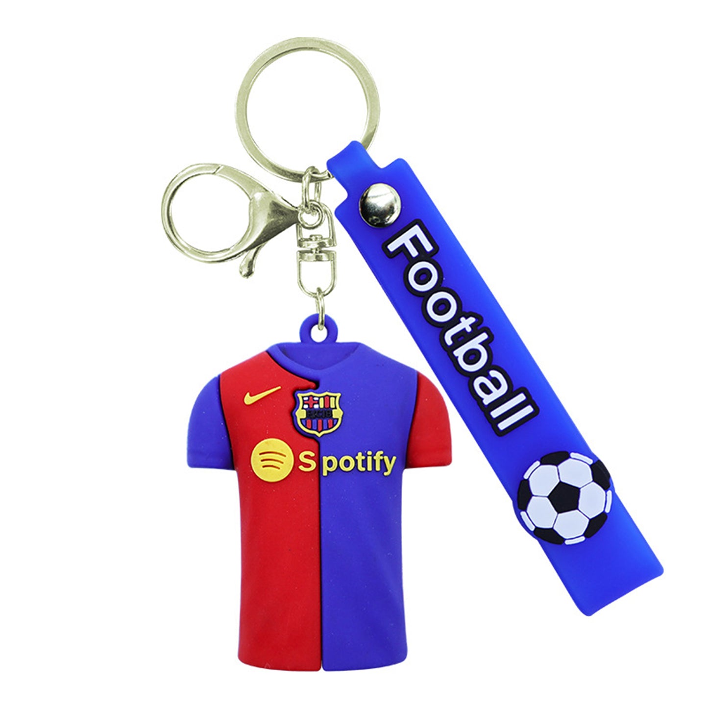 【Free Gift】3D Silicone Football Jersey & Ball Keychains