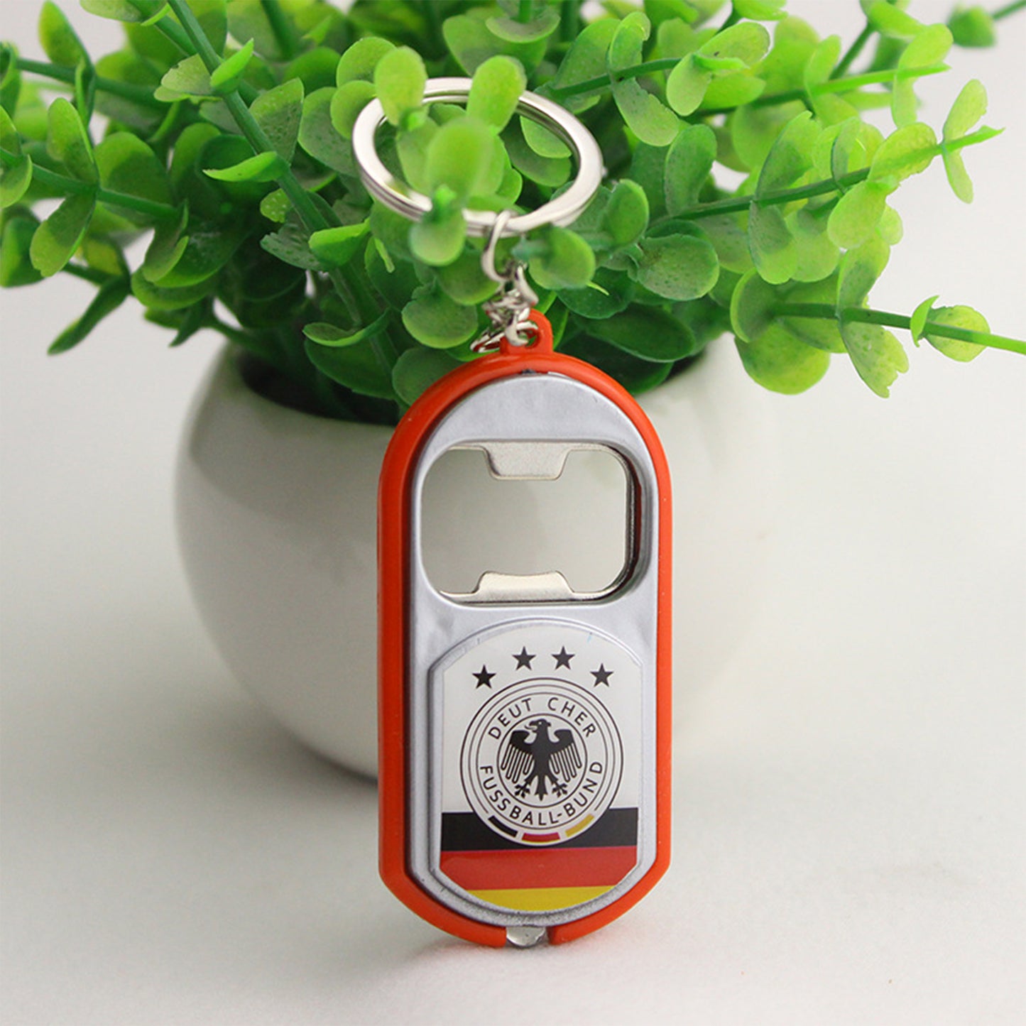 World Cup Theme Bottle Opener | Portable Metal Beer Opener for Football Fans & Game Day