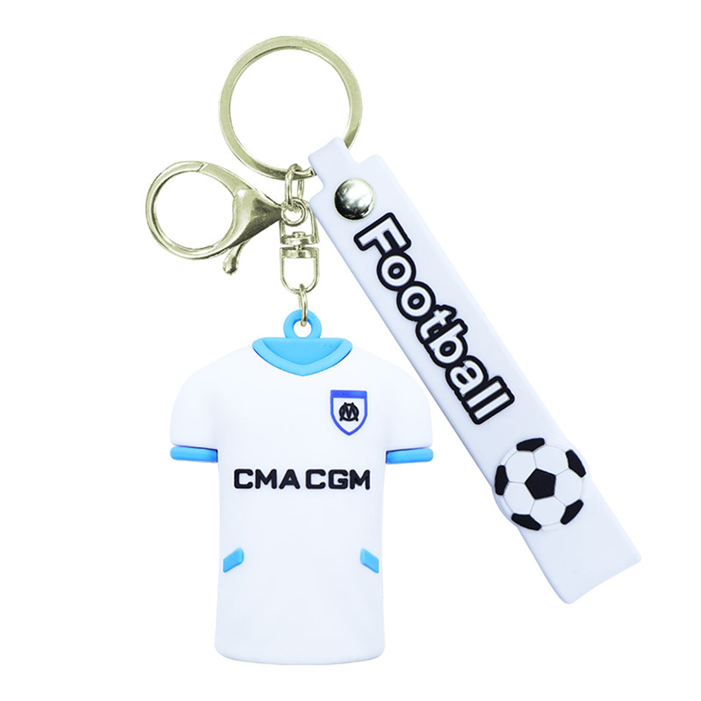 【Free Gift】3D Silicone Football Jersey & Ball Keychains