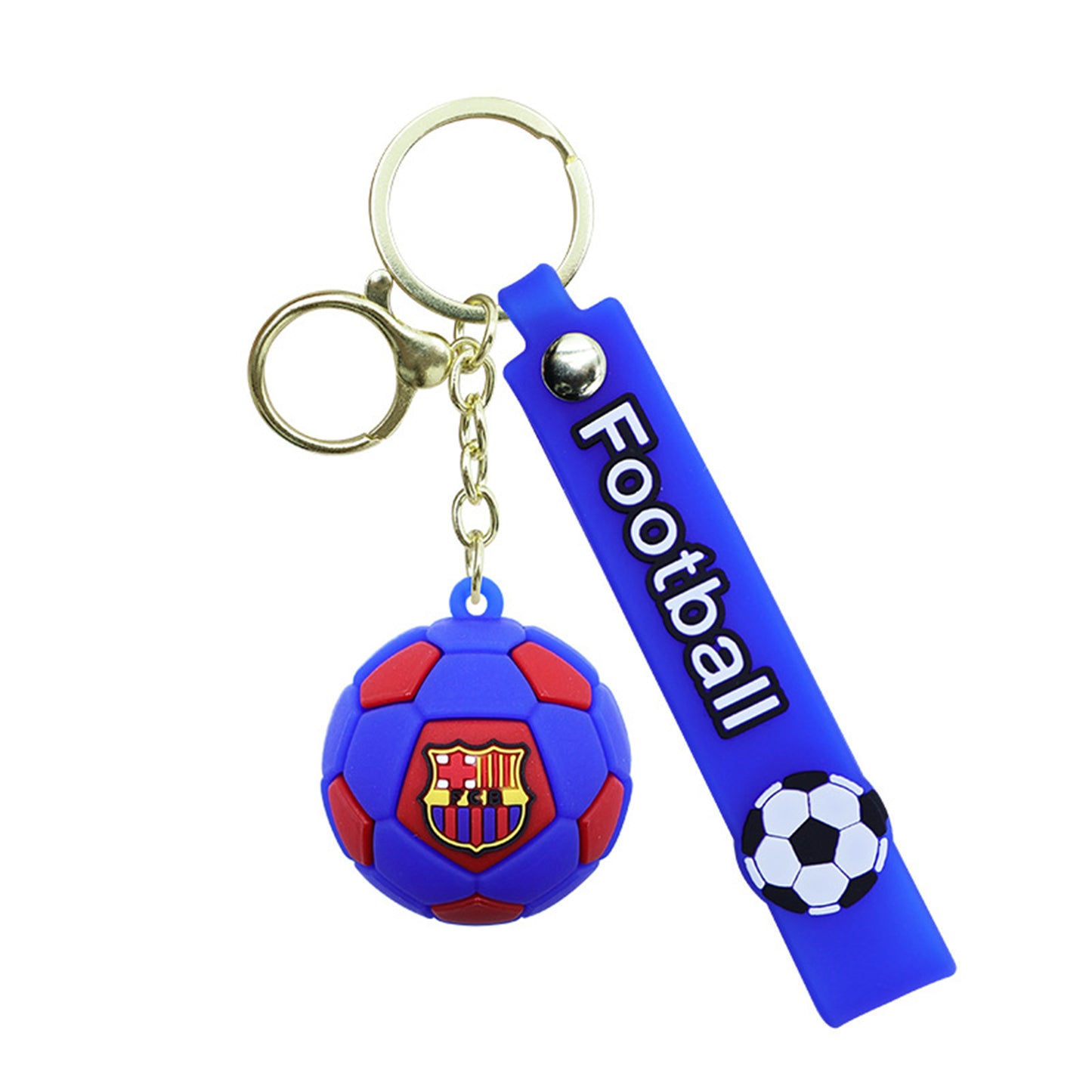 【Free Gift】3D Silicone Football Jersey & Ball Keychains