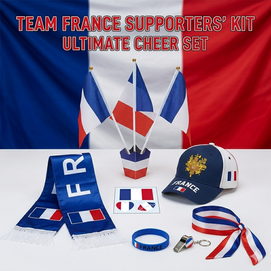 Team France World Cup Victory Set – 20-Piece Premium "Les Bleus" Supporters' Mega Bundle