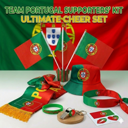 Team Portugal World Cup Fan Gear Set – 20-Piece Premium "Seleção das Quinas" Supporters' Mega Bundle