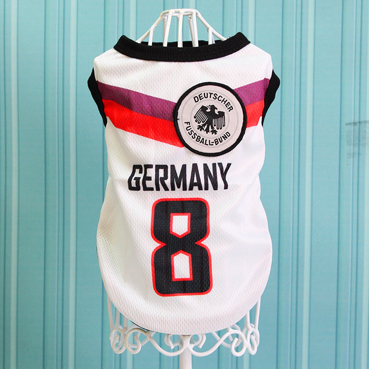 Dog Jersey | Breathable National Team Pet Shirt for Dogs