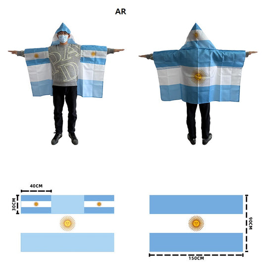 Team Argentina Fan Gear Set – 20-Piece Premium World Cup Supporters' Bundle
